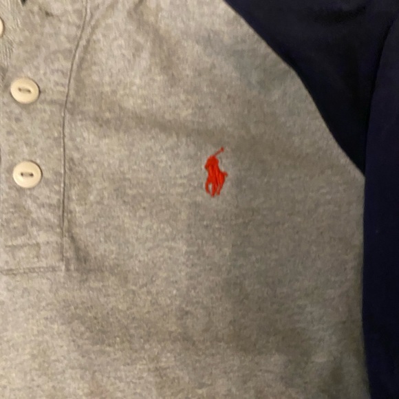 Boys Polo Hoodie size 12 - Picture 3 of 4